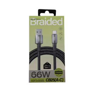 High-durability USB-A to Type-C charging and sync cables