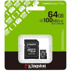 Kingston Canvas Select Plus SD Card 32GB-512GB | GlowTech Ireland