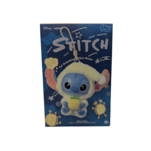 Disney x Miniso Stitch Eat Something Before Sleep vinyl plush blind box packaging