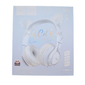 HOCO Cat Earphones Glowtech Kid Front Box